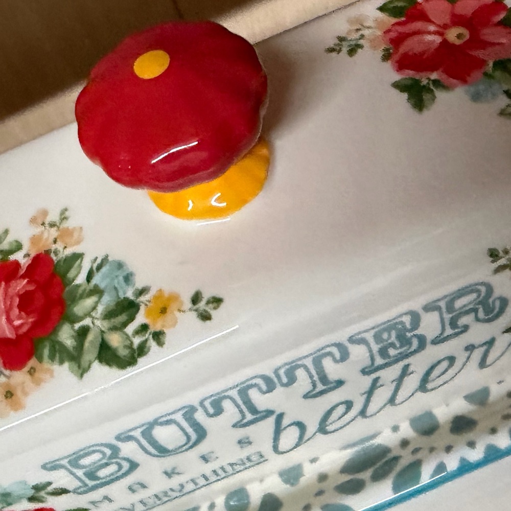 Butter Makes Everything Better, pioneer woman Butter Dish - Picture 4 of 4